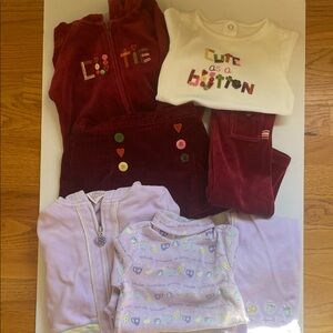 Gymboree girls 12-18 mos winter lot. 7 pieces.